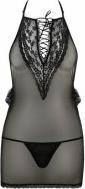 Actual product image Passion Robe lingerie Erza - - S/M - Noir (S/M)