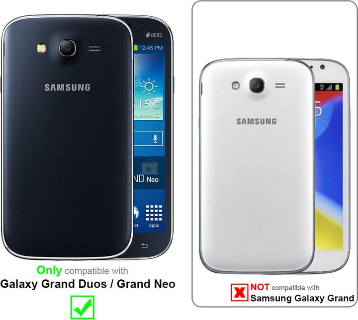 Actual product image Cadorabo Display protection glass (1 Piece, Samsung Galaxy Grand DuoS, Samsung Galaxy Grand Neo)