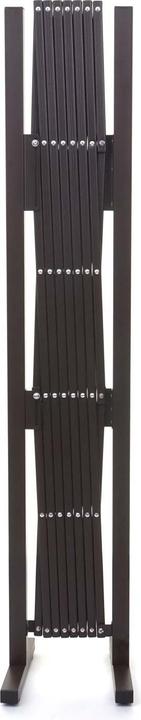 Actual product image Swisshandel24 Barrier grille, scissor-type trellis, telescopic animal protection grille, aluminium brown - height (31 cm)