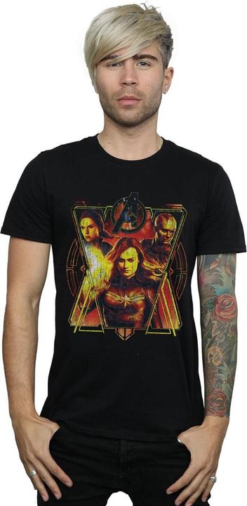 Actual product image Mens Avengers Endgame Distressed Sunburst T-Shirt (XL)