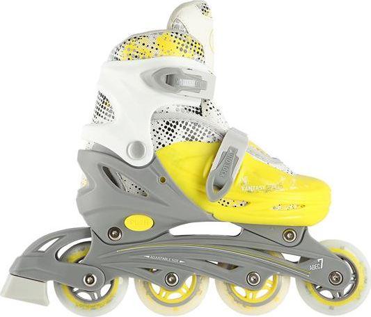 Produktbild Nils Rollschuhe NH18331, Set 4in1, Grösse M(35-38), gelb (35)