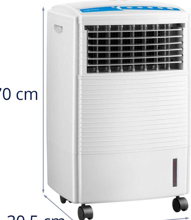Produktbild Uniprodo Luftkühler Mobil - 3 In 1 - 10 L Wassertank Klimagerät Luftreiniger Ventilator