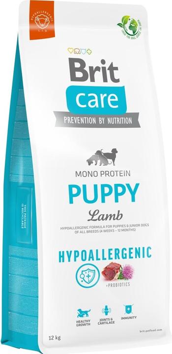 Immagine prodotto Brit Care Hypoallergenic Puppy Lamb - Cibo secco per cani - 12 kg (Cucciolo + gattino, 1 pz., 12000 g)