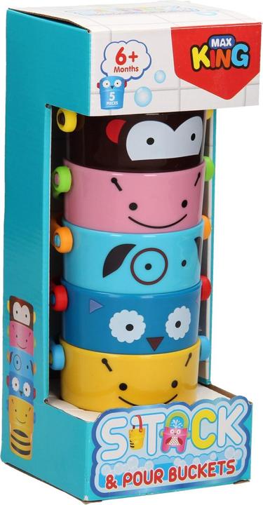 Actual product image Stack of animal bath tubs, 5 pcs.