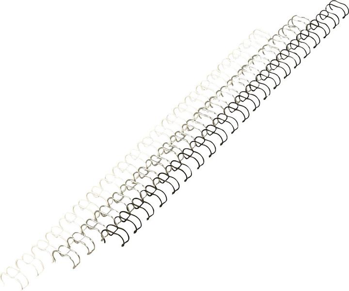 Actual product image GBC Binding wire, 8 mm, 21 rings, black