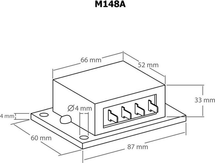 Actual product image Kemo Battery monitor module M148A