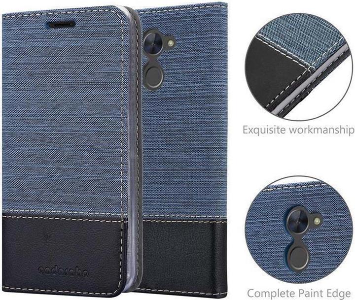 Produktbild Cadorabo Book Jeans Optik Cover (Huawei Enjoy 7 Plus)