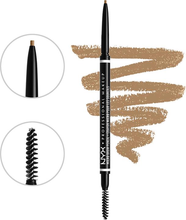 Actual product image NYX Professional Make-Up Micro Brow Pencil (Blonde)