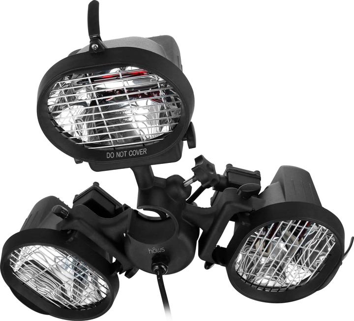 Actual product image Haws HÂWS terassevarmer til parasol med 3 lamper