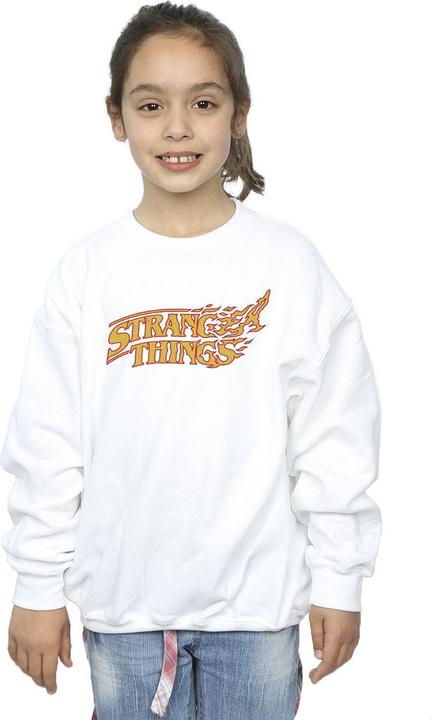 Produktbild Netflix Stranger Things Logo Breaking Sweatshirt Mädchen (152, 158)