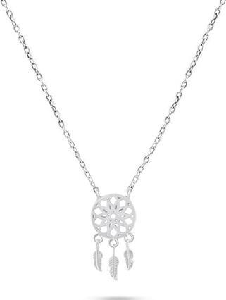 Actual product image Brilio Silver - Fashionable Silver Necklace Dream Catcher NCL90W