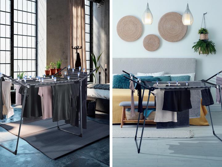 Actual product image Leifheit Pegasus 180 Solid clothes horse (18 m)