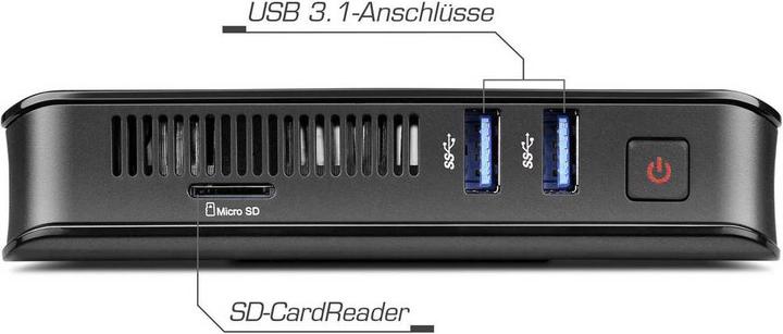 Produktbild CSL Narrow Box Ultra HD Compact (Intel Celeron N4100, 4 GB)