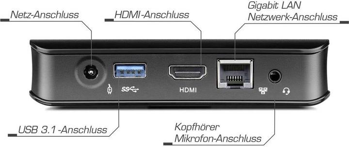 Produktbild CSL Narrow Box Ultra HD Compact (Intel Celeron N4100, 4 GB)