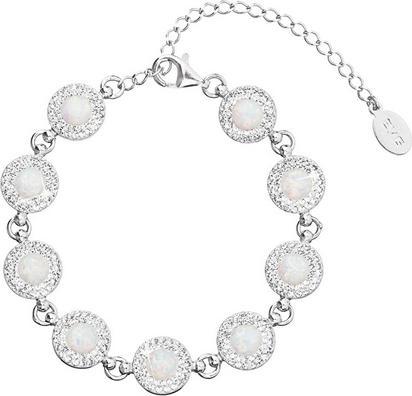 Immagine prodotto Evolution Group Incantevole bracciale con opali bianchi 33105.1