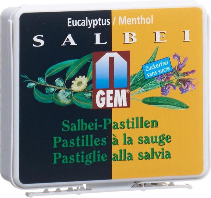 Image du produit GEM Pastilles de sauge sans sucre (36 pièce(s))