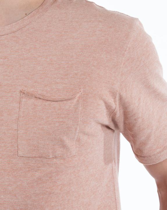 Image du produit Whatever Man Logo Stripe T-shirt (L)