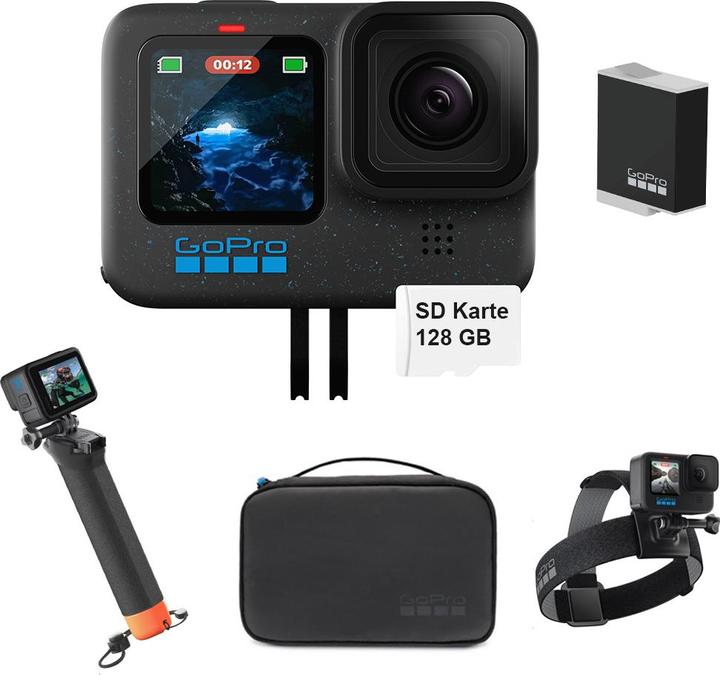 GoPro HERO12 Black - Special Bundle (60p, Bluetooth, WiFi)