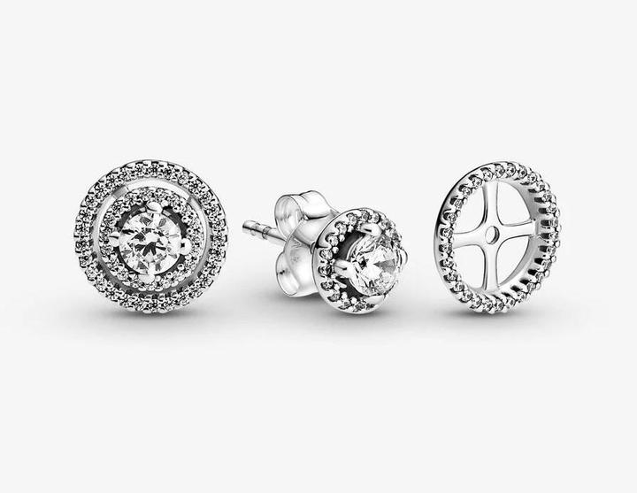 Produktbild Pandora Sparkling Double Halo Ohrstecker (Sterling-Silber)