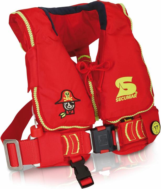Immagine prodotto Secumar Giubbotto di salvataggio gonfiabile Mini (15, 16, 17, 18, 19, 20, 21, 22, 23, 24, 25, 26, 27, 28, 29, 30, 15-30 kg)