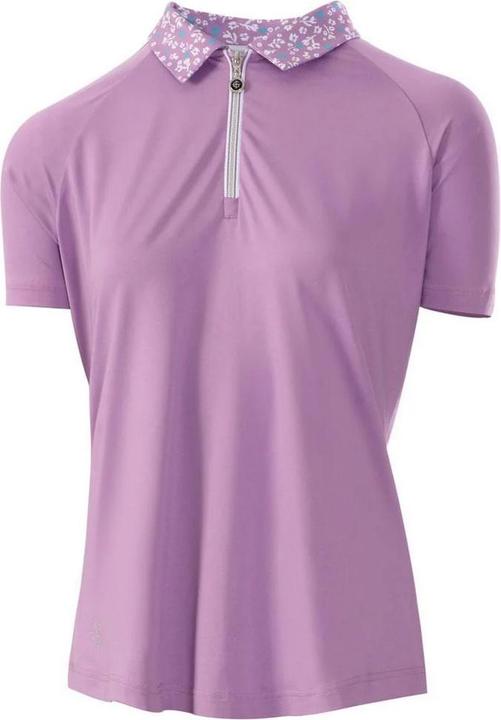 Island Green Poloshirt Reissverschluss Emblem