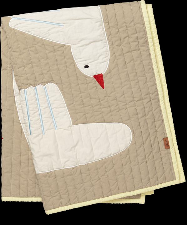 Actual product image Ferm Living Bird Quilted Blanket (80 x 110 cm)