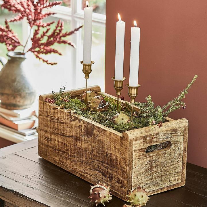 Actual product image Loberon Plug-in Candleholder Set of 3 Lalley brass (Ø 4 cm)