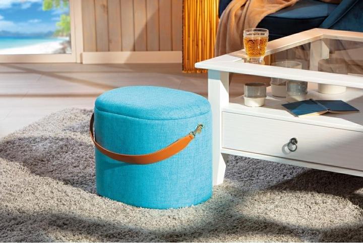 Actual product image Inter Link Stool Emilia ocean blue