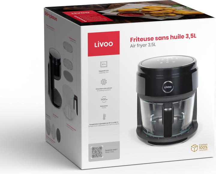 Image du produit Livoo Friteuse à air chaud (Prise UE)