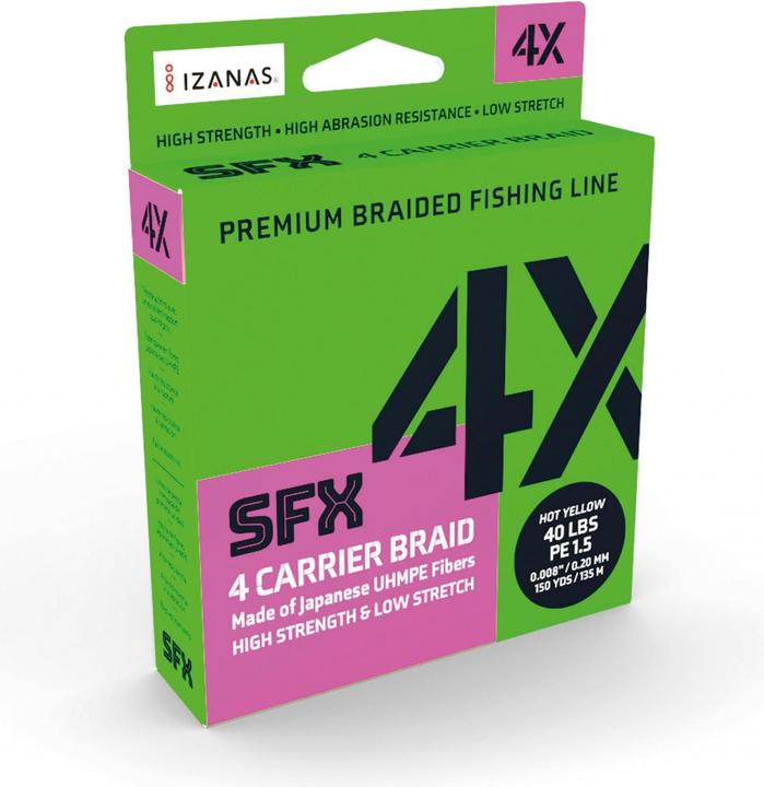 Produktbild Sufix 4x SFX Carrier Braid – 275m (23 kg, 0.33 mm)