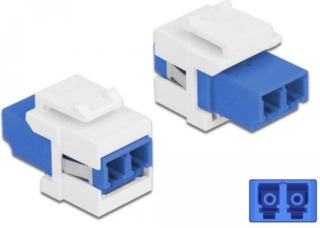 Actual product image Delock Keystone Jack: Fiber optic LC-LC (Keystone module)
