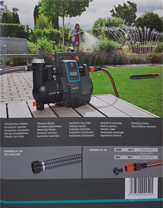 Actual product image Gardena Smart Pressure Pump Set (Smart Pressure Pump)