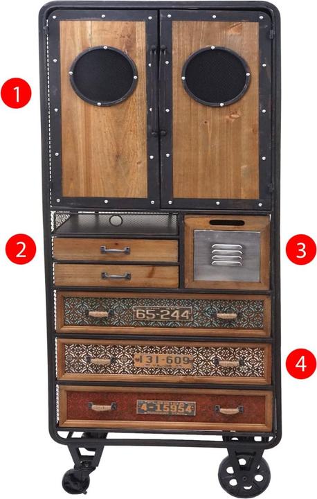 Image du produit Jamb Armoire à pharmacie (60 x 35 x 146 cm)