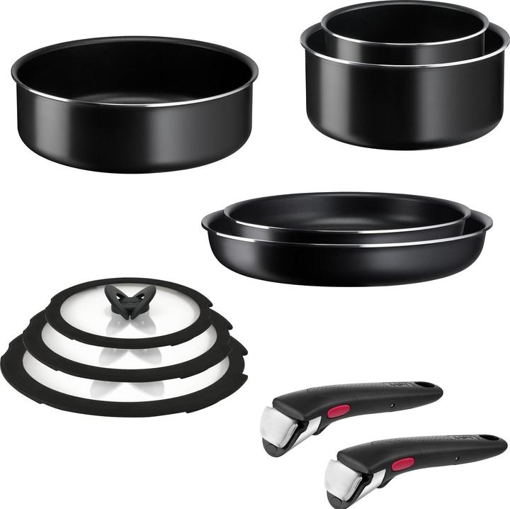 Immagine prodotto Tefal Ingenio Easy On (28 cm, Set di pentole e padelle da cucina, Alluminio)