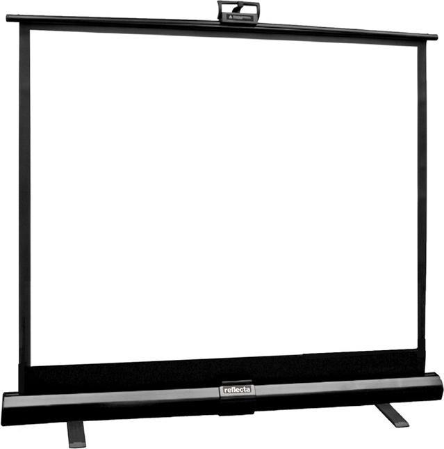 Reflecta Bodenleinwand portable 178x211 (171x128) schwarzer Rücken/schwarzer Rand (83.07", 4:3)