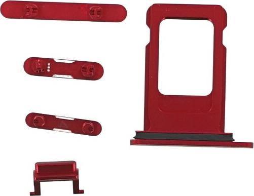Produktbild OEM Button Set für iPhone XR rot (iPhone XR)
