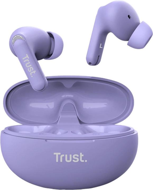 Produktbild Trust Yavi Bt Enc Earbuds Purple (ANC, 23 h, Kabellos)