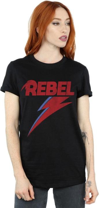 Produktbild David Bowie Distressed Rebel TShirt (S)