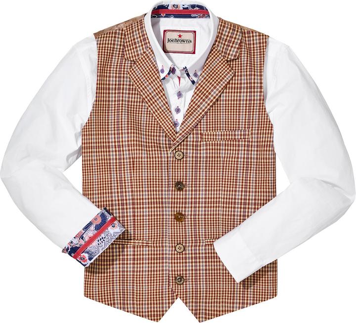 Actual product image Joe Browns Summer Check Waistcoat (56)