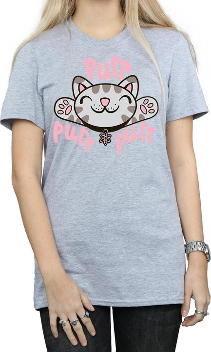 Actual product image Big Bang Theory Womens/Ladies Soft Kitty Purr Cotton Boyfriend T-Shirt (M)