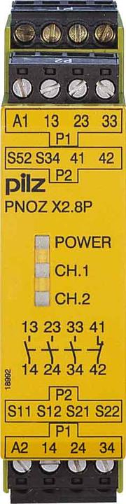 Actual product image Pilz GmbH & Co. KG Safety relay PNOZ X2.8P c 24-240VAC/DC 3n/o