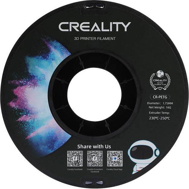 Image du produit Creality Filament (PETG, 1.75 mm, 1000 g, Gris)