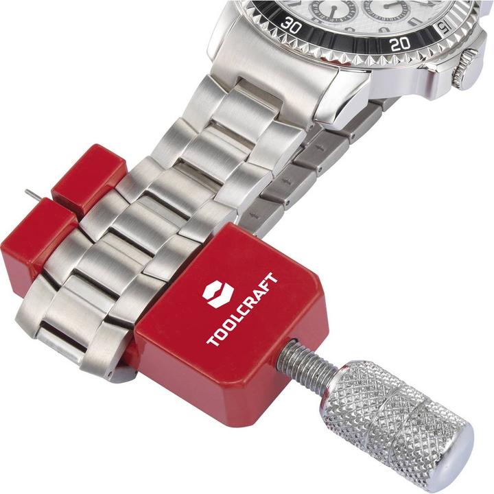 Actual product image Toolcraft Pin Pusher for Watch Bracelets with Replacement Pins
