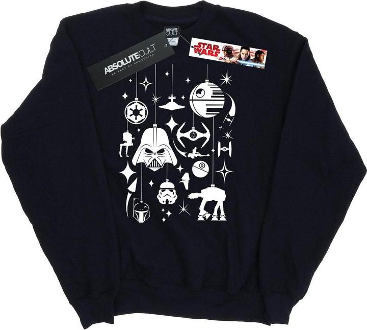 Star Wars Christmas Decorations Sweatshirt (L)