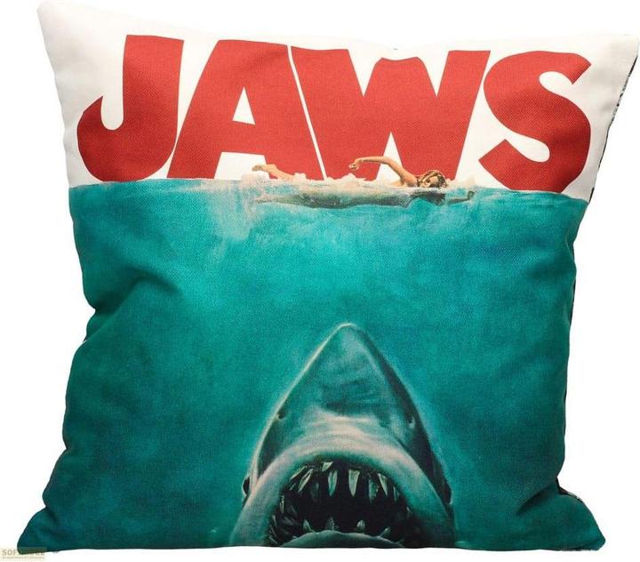Actual product image SD Toys Jaws cushion poster collage 45 cm (45 x 45 cm)