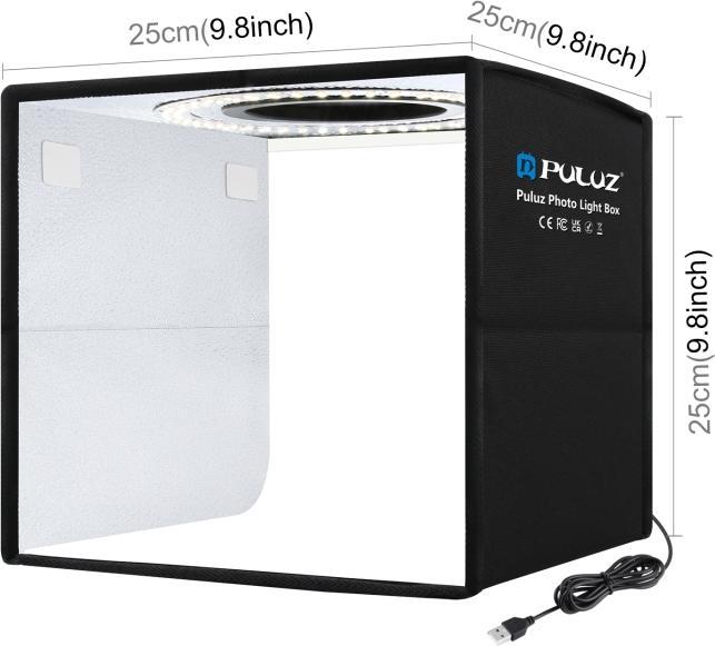 Actual product image Puluz Portable Photo Studio (Further accessories)