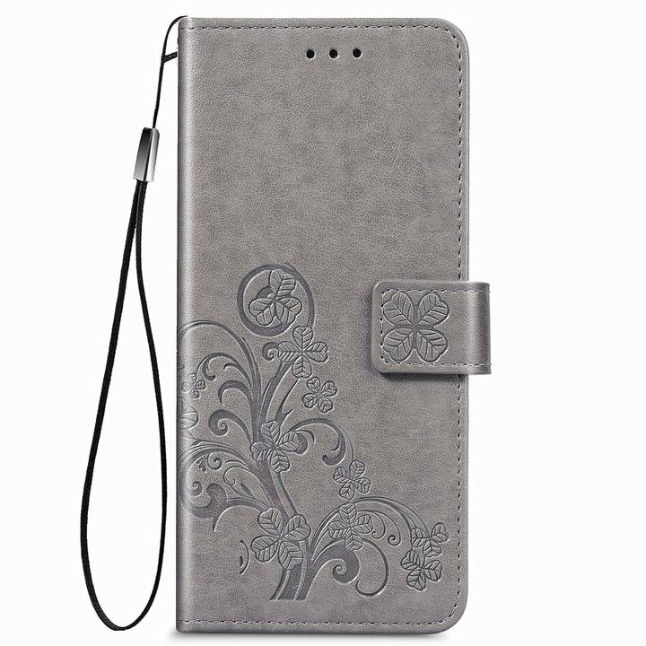 Produktbild König Design Hülle Handy Schutz für Samsung Galaxy Z Fold3 5G Case Cover Tasche Etuis Grau (Samsung Galaxy Z Fold3)