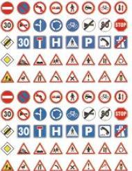 Actual product image Agipa Traffic laws" sticker