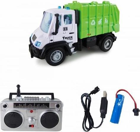 Immagine prodotto Amewi Mini camion raccolta rifiuti 1:64, RTR (RTR pronto all'uso)