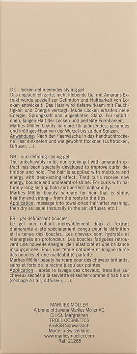 Immagine prodotto Marlies Möller MM Perfect Curl - Gel modellante per riccioli (Gel per capelli, 150 ml)